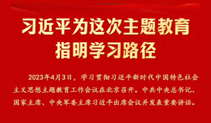 习近平为这次主题教育指明学习路径